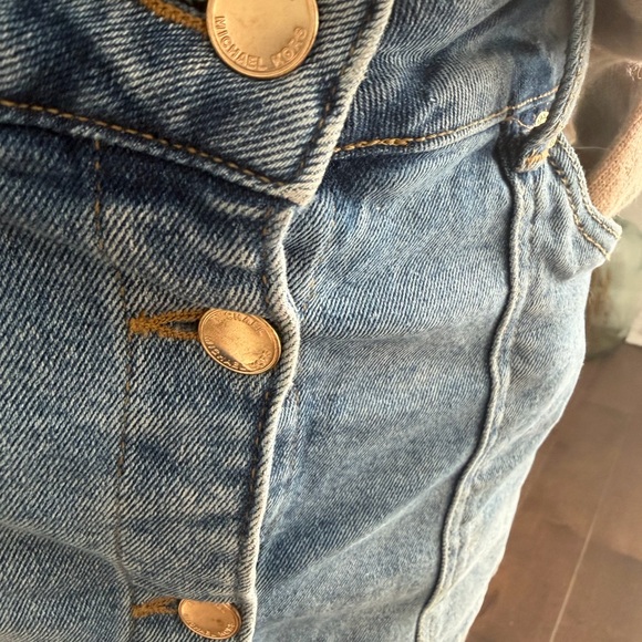 Michael Kors Blue Denim Mini Skirt - Picture 2 of 5